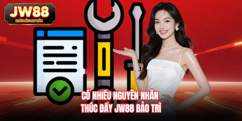 Có nhiều nguyên nhân thúc đẩy JW88 bảo trì