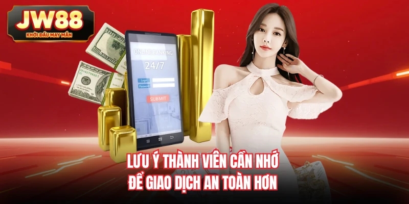 Lưu ý thành viên cần nhớ để giao dịch an toàn hơn